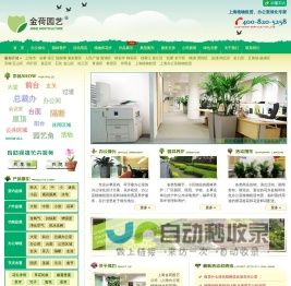 上海植物租赁公司_上海办公室绿化植物花卉租赁养护_金荷园艺